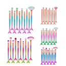 Kit 10 Pincéis de Maquiagem Sereia - MegaOfertas