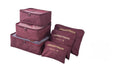 Kit Organizador de Malas para Viagens com 6 Peças - MegaOfertas
